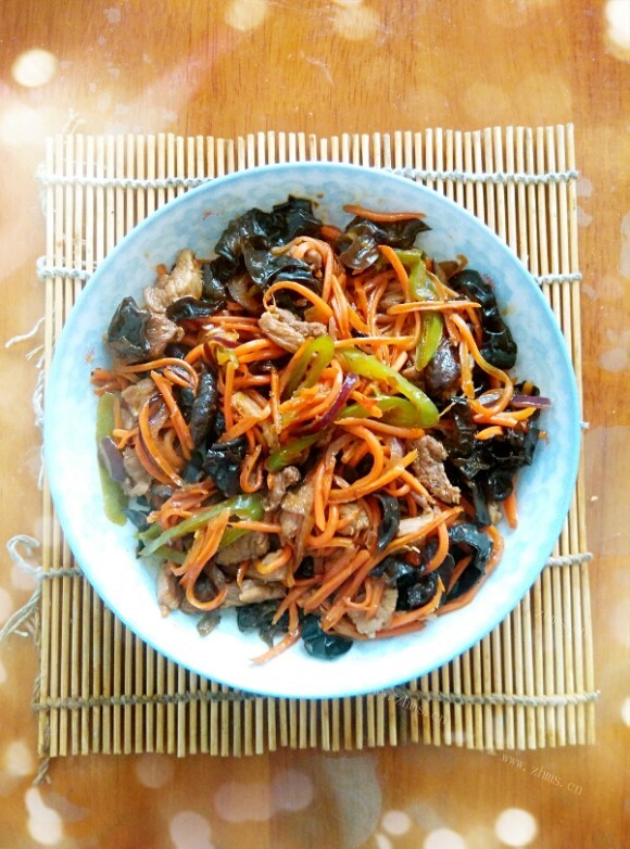 鲜美可口的鱼香肉丝