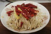 家常菜油泼金针菇做法图解4)