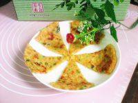 自制胡萝卜葱花鸡蛋饼