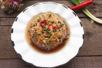 五味俱全的豆腐蒸肉做法图解9)