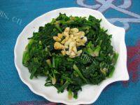家常菜拌菠菜
