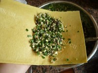 自制菜煎饼做法图解5)