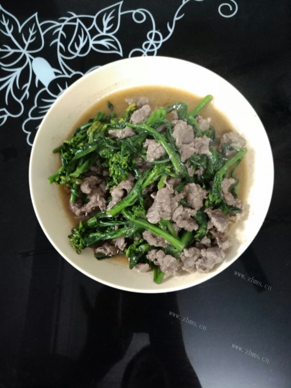 芥兰炒牛肉