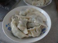 自己做的韭菜肉饺子