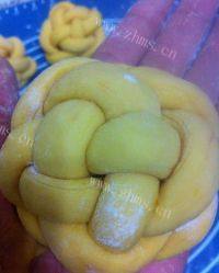 美味的南瓜绣球馒头做法图解5)