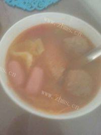 美味的牛丸蔬菜汤做法图解7)