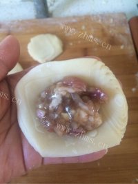 诱人的肉烧饼做法图解12)