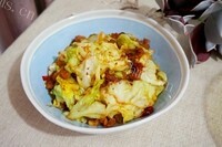 色香味俱全的干锅手撕包菜