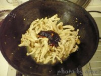香甜的双菇扒油菜做法图解7)