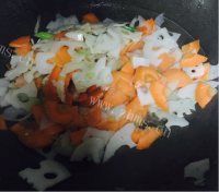 美味藕片胡萝卜做法图解3)