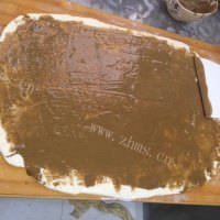 自制芝麻酱烧饼做法图解4)