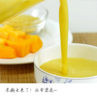 助消化的南瓜小米糊做法图解6)