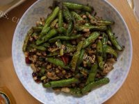 家常菜肉末四季豆