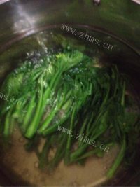 家常菜盐水菜心做法图解7)