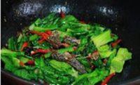 自制豆豉鲮鱼油麦菜