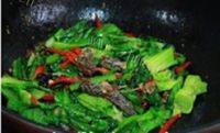 自制豆豉鲮鱼油麦菜