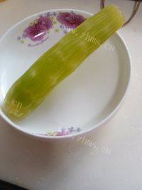 香脆的莴笋炒腊肉做法图解1)