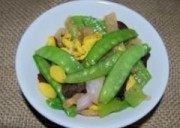 美味的时蔬浮皮炒