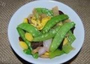 美味的时蔬浮皮炒