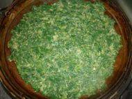 芹菜叶煎饼做法图解7)