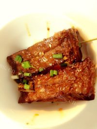 美味的香辣卤香干做法图解3)