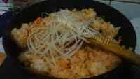 DIY辣白菜炒饭做法图解7)