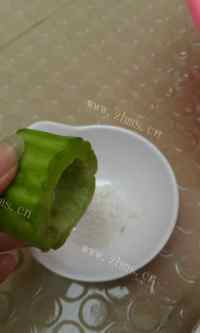 家常菜苦瓜酿做法图解7)