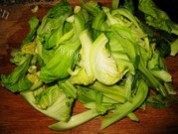 素炒芥菜梗做法图解4)