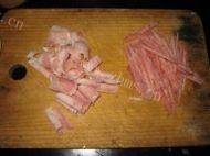 家常菜肉丝炒杏鲍菇做法图解3)