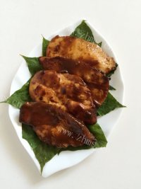 美味的蜜汁鸡排做法图解9)