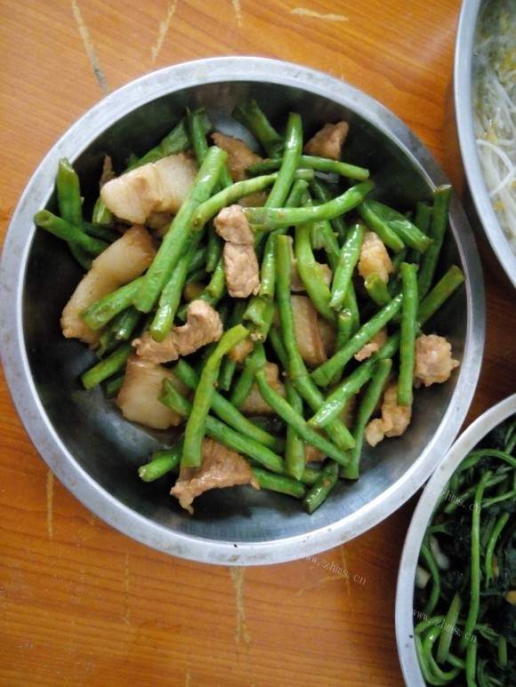 五花肉豆角