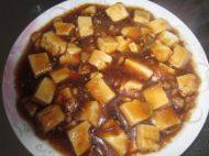 喷香的肉末烧豆腐