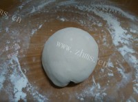 家常玫瑰花馒头花篮做法图解4)