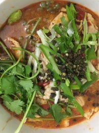 香辣滑嫩家庭版水煮肉片做法图解10)