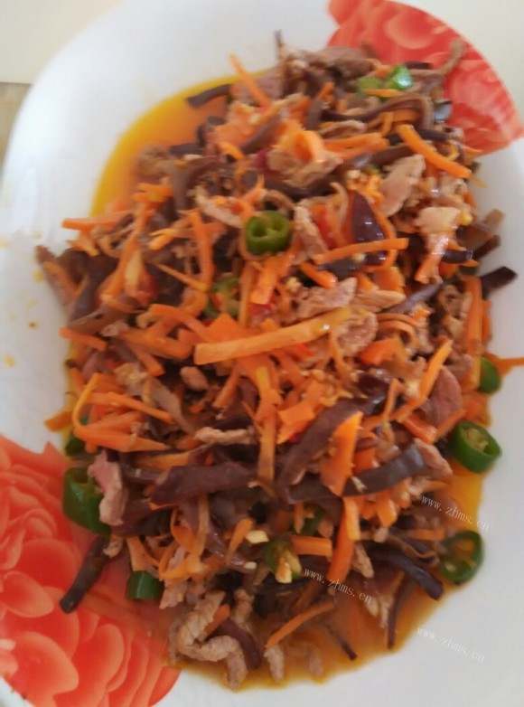 五味俱全的鱼香肉丝
