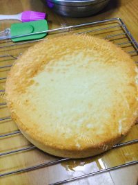 自制酸奶戚风蛋糕做法图解25)