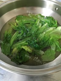 家常菜蒜香生菜做法图解3)