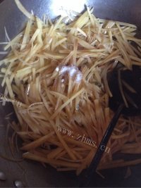 满口清香的土豆丝做法图解4)