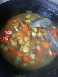 美味的咖喱牛肉饭做法图解8)