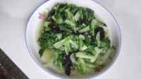 家常菜青菜炒木耳