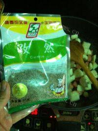 自制孜然炒馒头做法图解7)