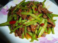 味道不错的芦笋炒牛肉