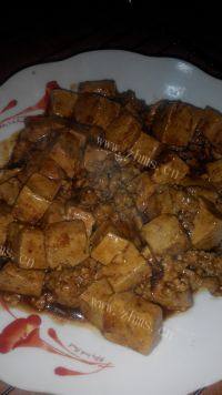 家常菜肉末豆腐