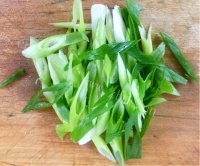 美味香葱爆海虾做法图解2)