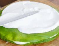 好吃的抹茶千层蛋糕做法图解9)