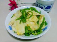 家常菜青椒炒地瓜