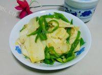 家常菜青椒炒地瓜