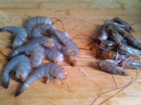 美味的鲜虾白菜汤做法图解4)