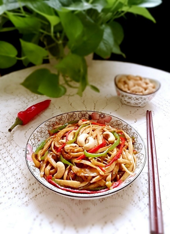 唇齿留香的干煸杏鲍菇