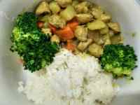 营养丰富的咖喱鸡肉饭做法图解12)
